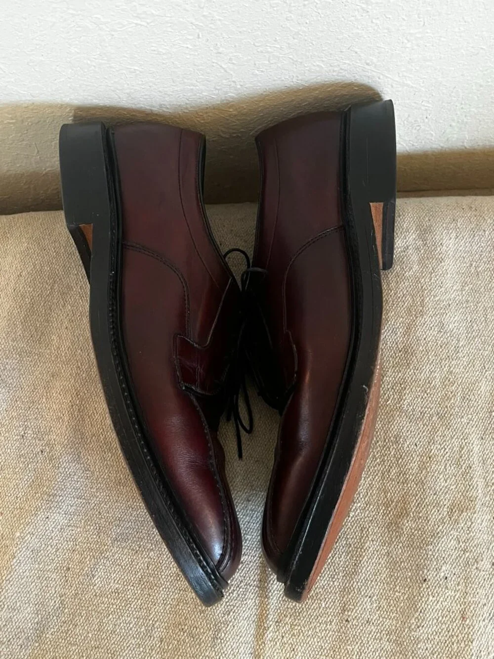 Allen Edmonds Men's Brown Hillcrest Leather Dress Office Shoes Sz 9.5